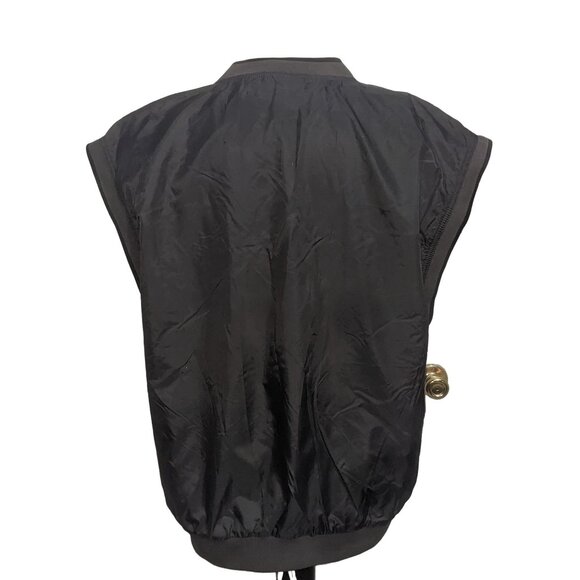Rawlings Cougars Sleeveless Water Repellant Windbreaker Vest Sz 2XL Mens Black N - Picture 2 of 9